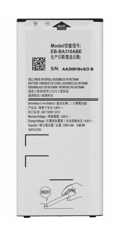 Samsung Galaxy A3 (2016) SM-A310 Replacement Battery