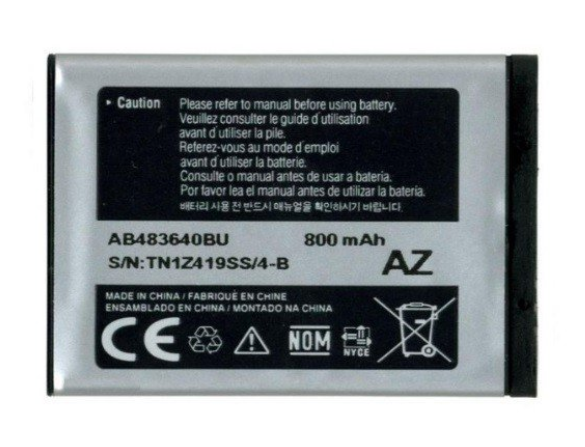 Samsung GT-B3210 AB483640BU Replacement Battery