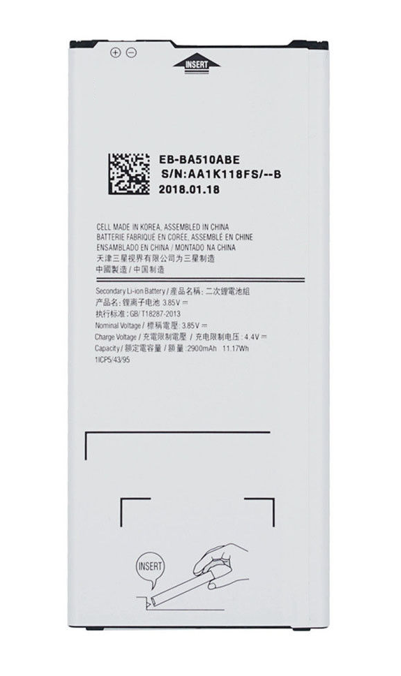 Samsung Galaxy A5 (2016) SM-A510 Replacement Battery