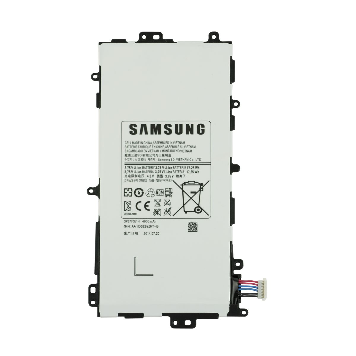 Samsung Galaxy Note 8.0 GT-N5100 GT-N5120 Replacement Battery - Image 2