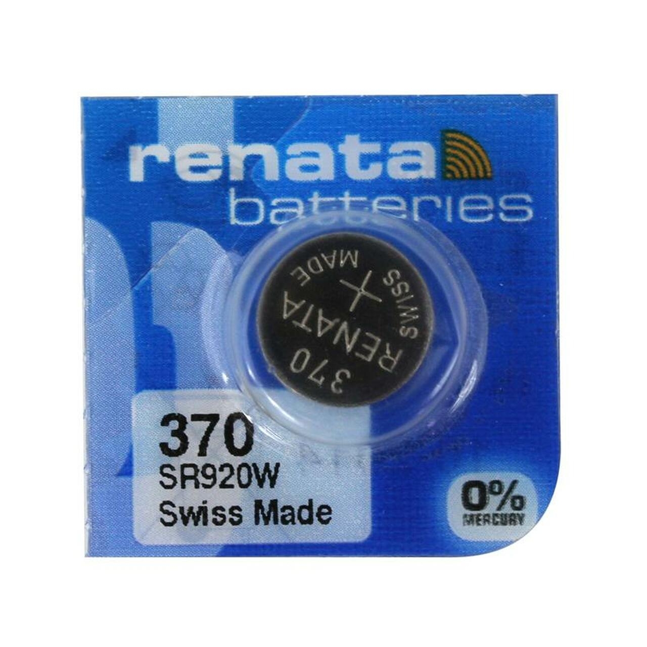 5 x Renata SR69 / 370 / SR920W 1.55V Silver Oxide Battery