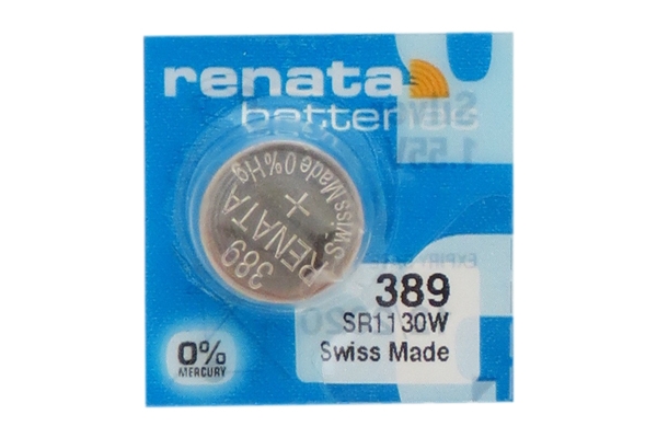 1 x Renata SR54 / 389 / SR1130 1.55V Silver Oxide Battery