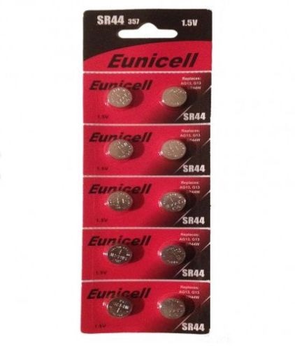 10 x SR44 1.55V Silver Oxide Battery