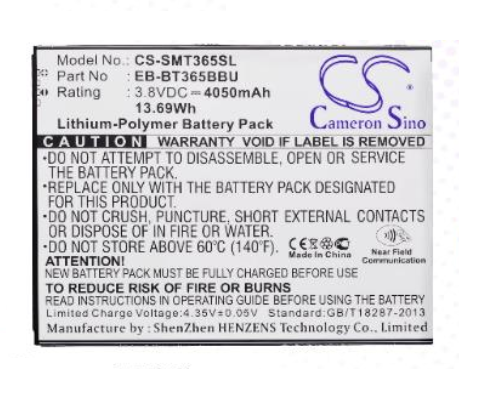 Samsung Galaxy Tab Active SM-T360 SM-T365 Replacement Battery